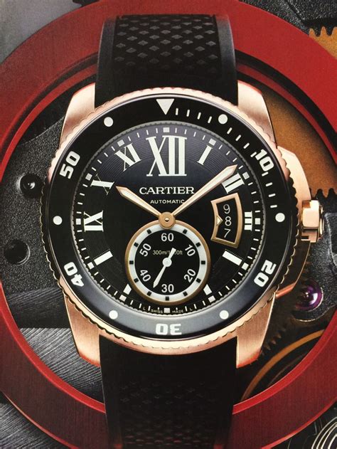 calibre de cartier diver mens watch replica zuisa|cartier calibre.